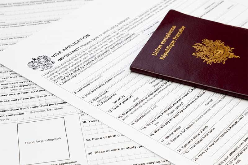 e-visa russie en ligne documents