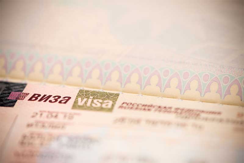 e-visa russie nationalites aeroports regions